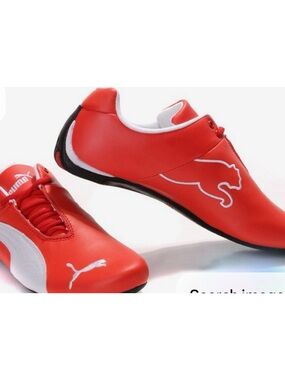 Puma Red and White  Casual Sneakers